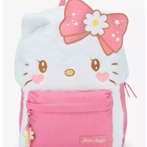 Hello Kitty Kawaii Fuzzy Backpack - NEW - FREE SHIPPING!